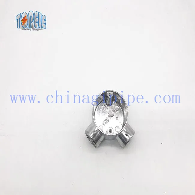 Kulmatapa BS 4568/BS 31 Alumiini pyöreä laatikko